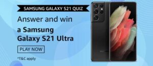 Amazon Samsung Galaxy S21 Quiz Answers Win Samsung Galaxy S21 Ultra