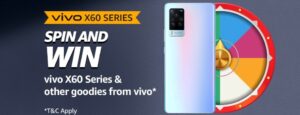 Amazon Spin and Win Vivo X60 Series Quiz Answer