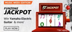 Amazon Funzone Jackpot Music Week Edition Quiz Answers