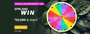 Amazon Spin and Win World Environment Day Quiz Answer