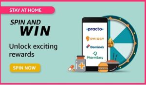 Amazon Spin and Win Stay at Home Quiz Answer