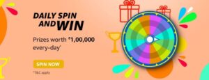 Amazon Daily Spin and Win Quiz Answer