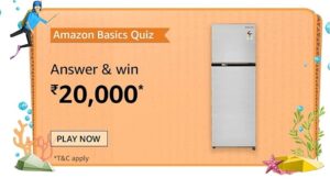 Amazon Basics Quiz Answers Win Rs. 20,000 Pay Balance (10 Winners)