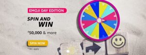 Amazon Spin and Win Emoji Day Edition Quiz Answer