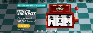 Amazon Funzone Jackpot International Chess Day Quiz Answers