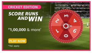 Amazon Spin and Win Cricket Edition Quiz Answer