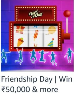 Amazon Funzone Jackpot Friendship Day Quiz Answers