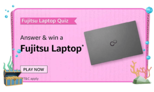Amazon Fujitsu Laptop Quiz Answers Win Fujitsu UH-X Laptop (3 Winners)