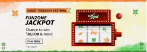 Amazon Funzone Jackpot Great Indian Festival Quiz Answers