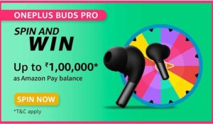 Amazon Spin and Win Oneplus Buds Pro Quiz Answer