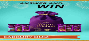 Amazon Cadbury Quiz Answers Rs. 5,000 Pay Balance (20 Winners)