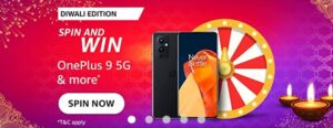 Amazon Spin and Win Diwali Edition Answers