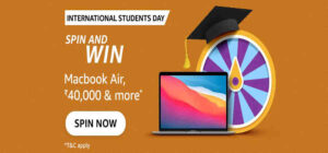 Amazon Spin and Win International Students Day Edition Answers