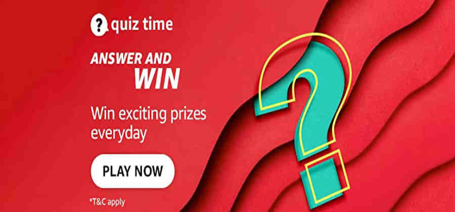 Amazon Quiz 20 November 2021 Answers Today - Win Rs. 30,000 1